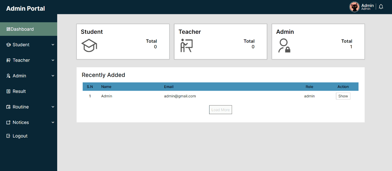 Student-Teacher Portal